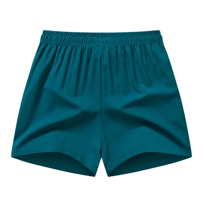 2-Pack Women’S Quick-Dry Running Shorts with Elastic Mid-Rise Waist, Side Zipper Pockets, Breathable Moisture-Wicking Fabric That Absorbs Sweat and Keeps You Cool, Lightweight Material for Gym, Yoga, and Slow Jogging; Skin-Friendly, Safe Phone Storage, Lo