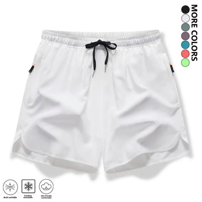 LIFE KEEPS MOVING Women’S Summer Lightweight High-Stretch Shorts，3/1Pack—European/American Running Shorts, Athletic Casual Yoga Shorts, Beach Shorts; Supportive Casual Sports Shorts; Versatile for Everyday Wear and Commuting.